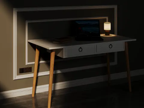 Vina MDF Çalışma Masası 9