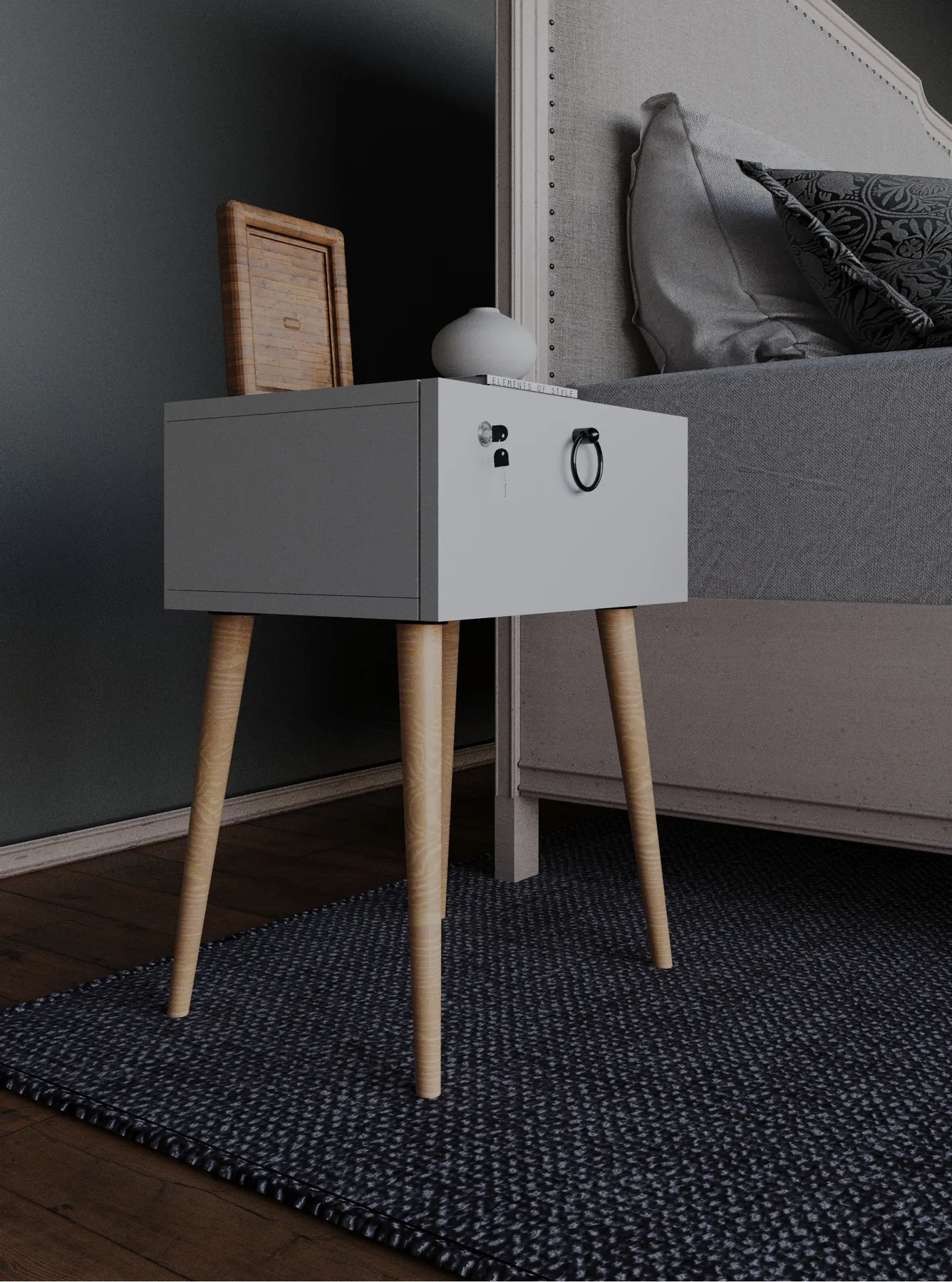 Lora MDF Kilitli Komodin 1