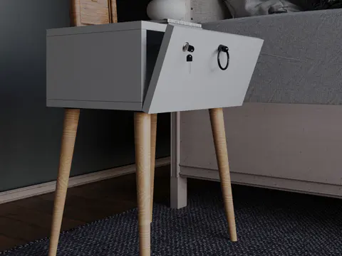 Lora MDF Kilitli Komodin 2